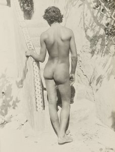Nude Youth at Staircase