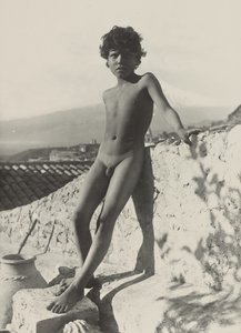 Nude Youth Standing
