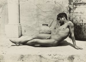 Reclining Nude with Vases