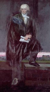 Portrait of Beethoven (unfinished) by Barry Fantoni
