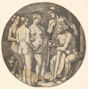 Judgment of Paris Copy, 16th Century by Barthel Beham