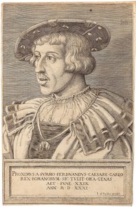 Portrait of Emperor Ferdinand I by Barthel Beham
