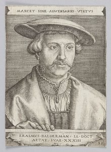 Portrait of Erasmus Baldermann by Barthel Beham