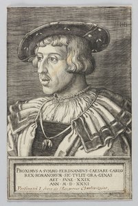 Portrait of Emperor Ferdinand I by Barthel Beham