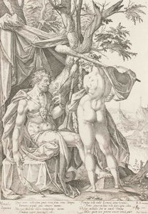 Hercules and Omphale, 1590 by Bartholomaeus Spranger