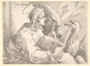 Saint John the Evangelist by Bartholomaeus Spranger