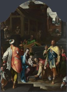 The Adoration of the Kings by Bartholomaeus Spranger