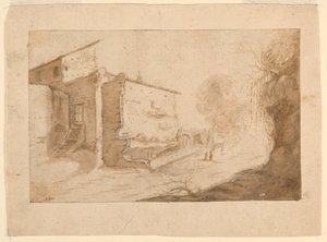 Italian Village by Bartholomeus Breenbergh