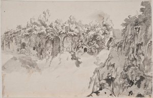 Ravine with Walled-Up Caves by Bartholomeus Breenbergh