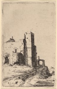 The Town of Leoni, near Frascati by Bartholomeus Breenbergh