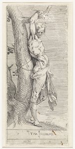 Martyrdom of St. Sebastian by Bartholomeus Spranger