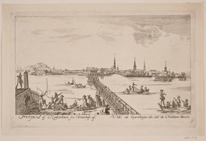 Prospect of Copenhagen seen from Christianshavn by Bartholomæus Roque