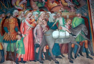 Fresco in San Gimignano