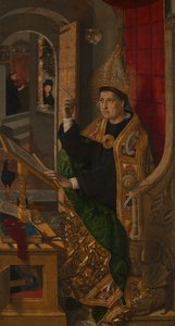 Saint Augustine by Bartolomé Bermejo