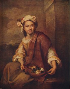 A Spanish Flower Girl