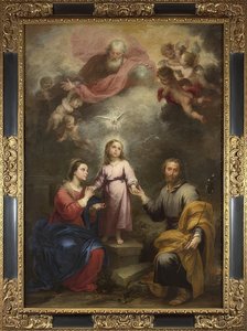 The Heavenly and Earthly Trinity by Bartolomé Esteban Murillo