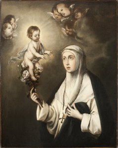 Saint Rose of Lima by Bartolomé Esteban Murillo