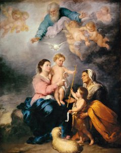 The Holy Family The Virgin of Seville by Bartolomé Esteban Murillo