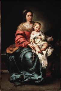 Virgin of the Rosary by Bartolomé Esteban Murillo