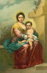 The Virgin and Child by Bartolome Esteban (after) Murillo