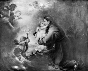 Saint Anthony of Padua with the Christ Child by Bartolomé Esteban Murillo