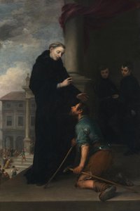 Saint Thomas of Villanova Healing a Lame Man by Bartolomé Esteban Murillo