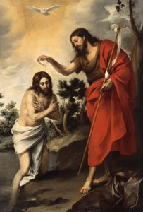 The Baptism of Christ by Bartolomé Esteban Murillo