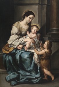 La Serrana or, Madonna and Child with the infant St. John by Bartolomé Esteban Murillo