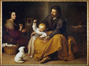 The Holy Family with a Small Bird