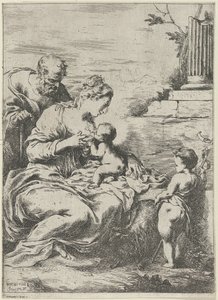 Mary Nursing the Christ Child by Bartolomeo Biscaino