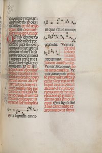 Missale: Fol. 148: Music for Ecce lignum cruces by Bartolomeo Caporali