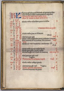 Missale: June Calendar Page by Bartolomeo Caporali