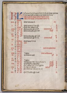 Missale: December Calendar Page by Bartolomeo Caporali