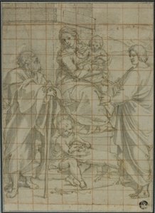 Holy Family with Saint John the Evangelist and the Infant John the Baptist