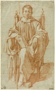 Seated Youth Wearing a Monk