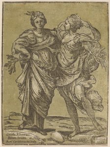 Alliance of Peace and Abundance by Bartolomeo Coriolano after Guido Reni