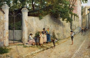 At Fountain by Bartolomeo Giuliano