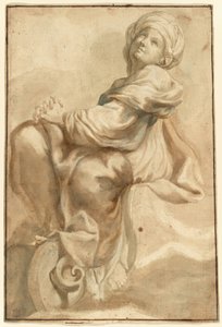Seated Sibyl by Bartolomeo Guidobono