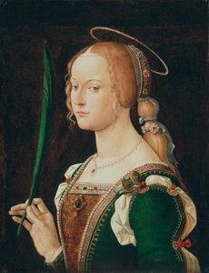 Saint Justina of Padua, 1490s by Bartolomeo Montagna
