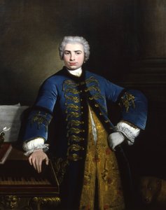Portrait of the Singer Farinelli Carlo Broschi by Bartolomeo Nazari