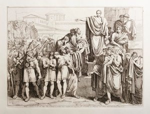 Brutus Sentences His Two Sons Titus and Tiberius to Death by Bartolomeo Pinelli