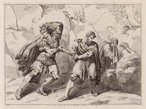 Death of Brutus after the Battle of Philippi, 42 BC by Bartolomeo Pinelli