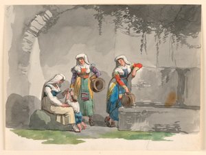 Three South-Italian Women, 1807-08 by Bartolomeo Pinelli