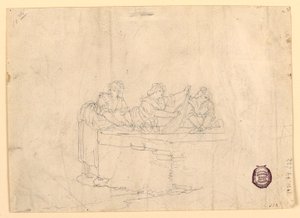 Three Women Washing, 1800-25 by Bartolomeo Pinelli