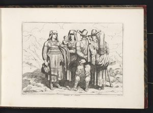 Three Women and Two Men from Sonnino
