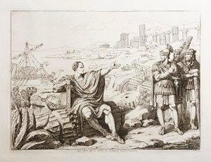 Gaius Marius Among the Ruins of Carthage by Bartolomeo Pinelli