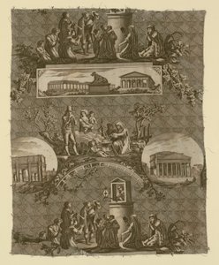 The Roman (Furnishing Fabric) by Bartolomeo Pinelli