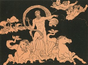 Neptune Stilling the Waves by Bartolomeo Pinelli