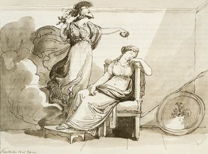 Penelope beautified by Minerva by Bartolomeo Pinelli