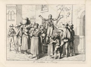 Quack Doctor. in: New Collection of Fifty Picturesque Costumes by Bartolomeo Pinelli